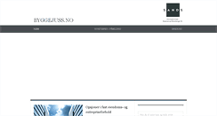 Desktop Screenshot of byggejuss.no